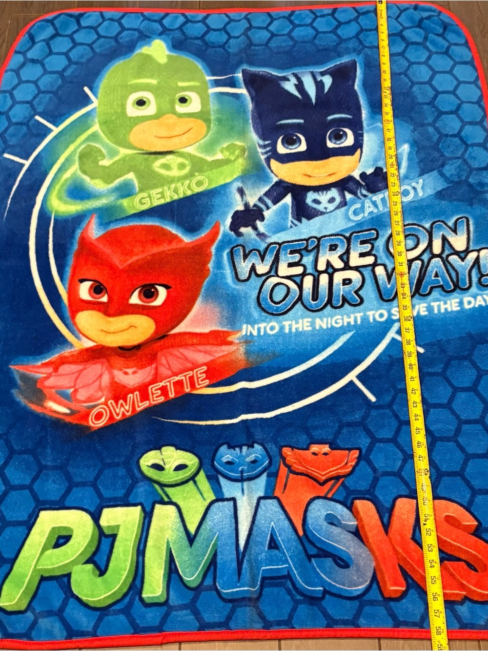 Francos kids PJ masks Character Throw Blanket -Retired